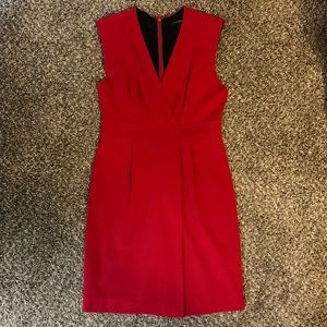 Banana Republic red sheath